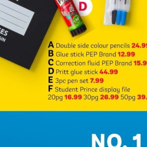 Correction fluid at PEP