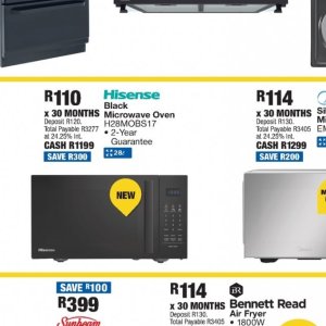 Microwave oven at OK Furniture