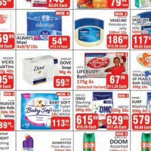 Soap dove  at Kit Kat Cash&Carry