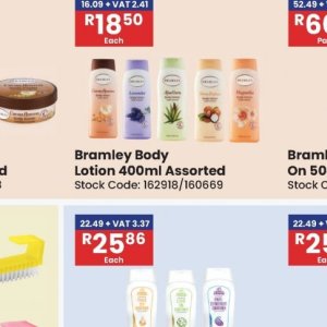 Body lotion at Africa Cash and Carry