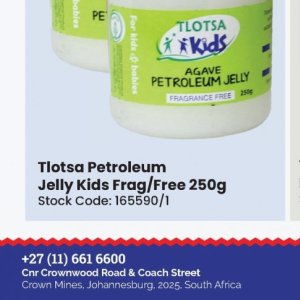 Petroleum jelly at Africa Cash and Carry