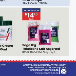 Salt at Africa Cash and Carry