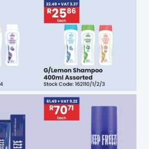 Shampoo at Africa Cash and Carry