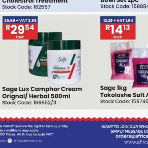 Cream at Africa Cash and Carry