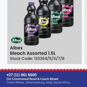 Bleach at Africa Cash and Carry