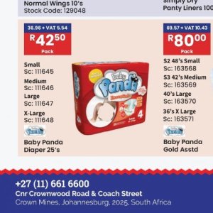Diapers at Africa Cash and Carry