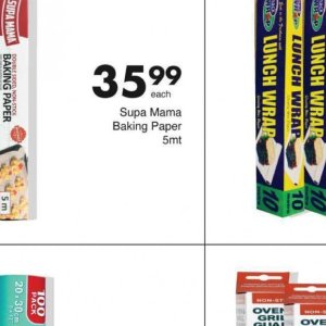 Baking paper at Save Hyper