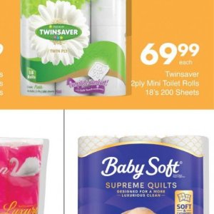 Toilet rolls at Save Hyper