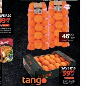 Oranges at Checkers