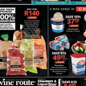 Oranges at Checkers