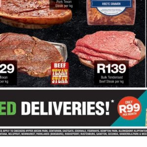 Beef at Checkers Hyper
