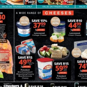 Cottage cheese at Checkers