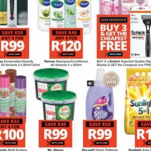 Shampoo at Checkers Hyper