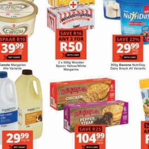 Margarine at Checkers