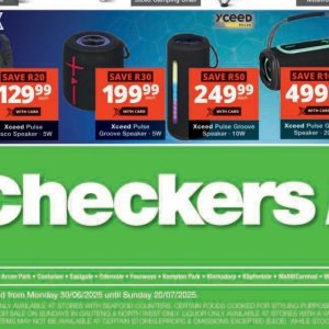 Speaker at Checkers Hyper