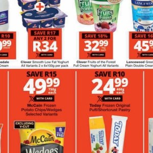 Yoghurt at Checkers