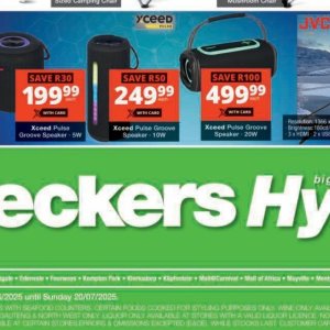 Speaker at Checkers Hyper