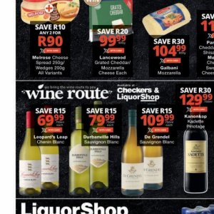 Wine at Checkers