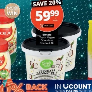Coconut oil at Checkers
