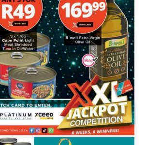 Olive oil at Checkers
