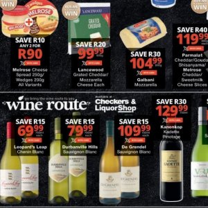 Cheese at Checkers