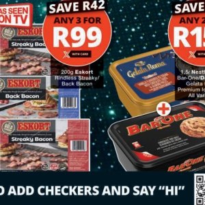 Bacon at Checkers