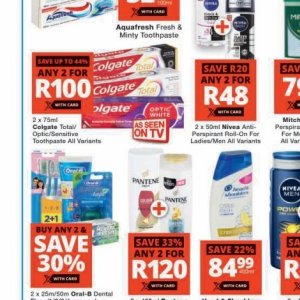 Toothpaste colgate  at Checkers