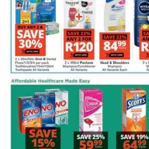 Toothpaste at Checkers