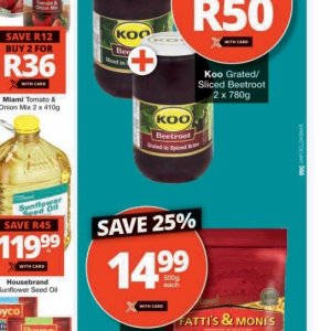 Beetroot at Checkers