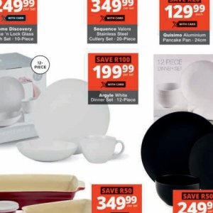 Dinner set at Checkers