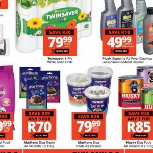 Toilet rolls at Checkers