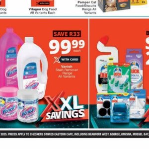 Stain remover at Checkers