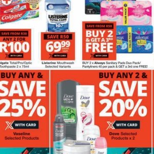 Mouthwash listerine  at Checkers