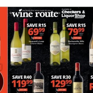 Wine at Checkers