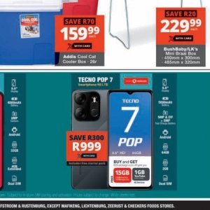 Smartphone at Checkers