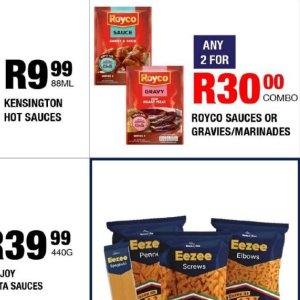 Sauces at Take n Pay