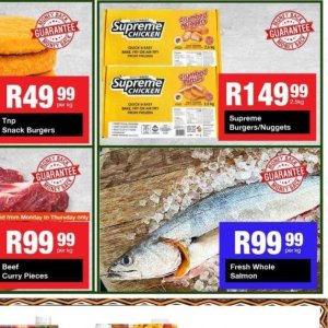 Burgers at Take n Pay