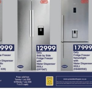 Refrigerator at President Hyper