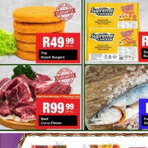 Burgers at Take n Pay