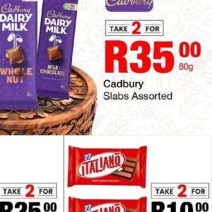 Chocolate at Take n Pay