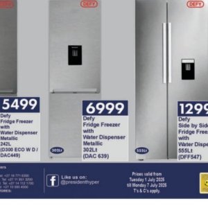 Refrigerator at President Hyper
