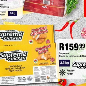 Schnitzel at Take n Pay