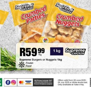 Burgers at Take n Pay