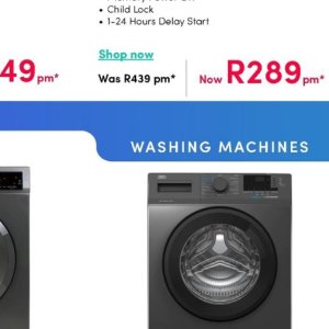 Washing machine at Teljoy