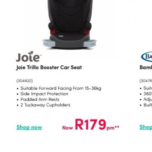 Car seat at Teljoy