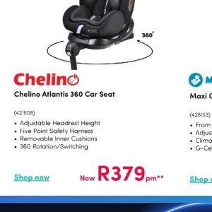 Car seat at Teljoy
