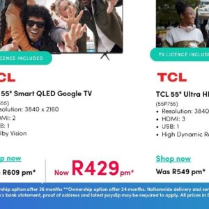 TV set at Teljoy