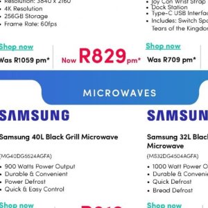 Microwave oven at Teljoy