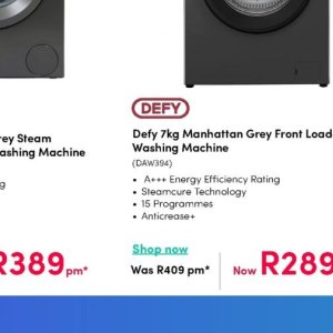 Washing machine at Teljoy