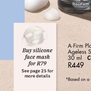 Face mask at Justine